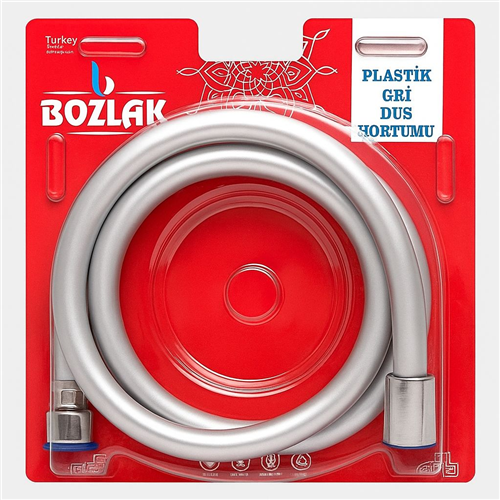 MERAX DUŞ HORTUMU PLASTİK  1,5CM GRİ B.02.013